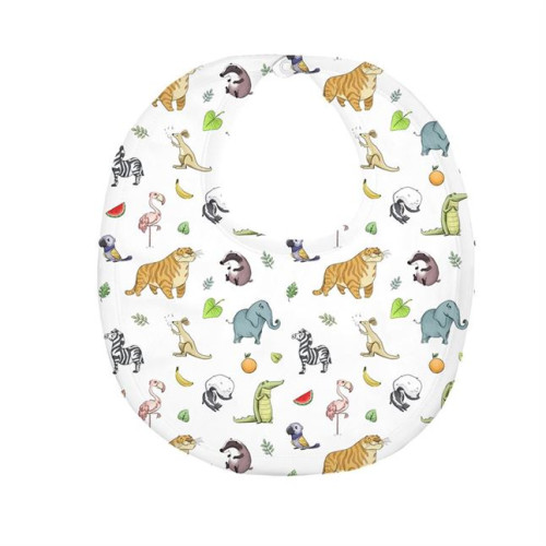 Baby Bib with Picot Trim BI..