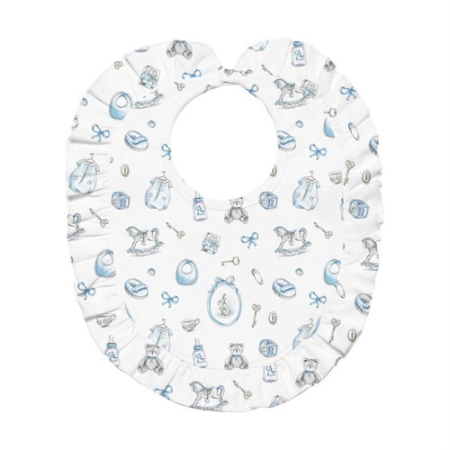 Baby Bib with Ruffles for g..