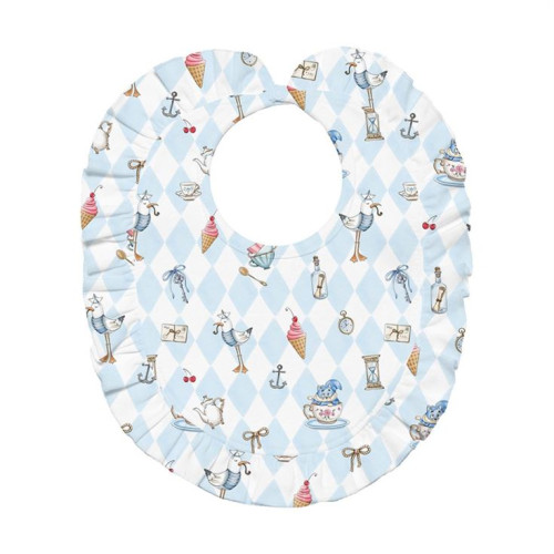 Baby Bib with Ruffles for g..