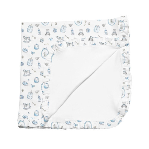 Two-Layer Baby Blanket with..