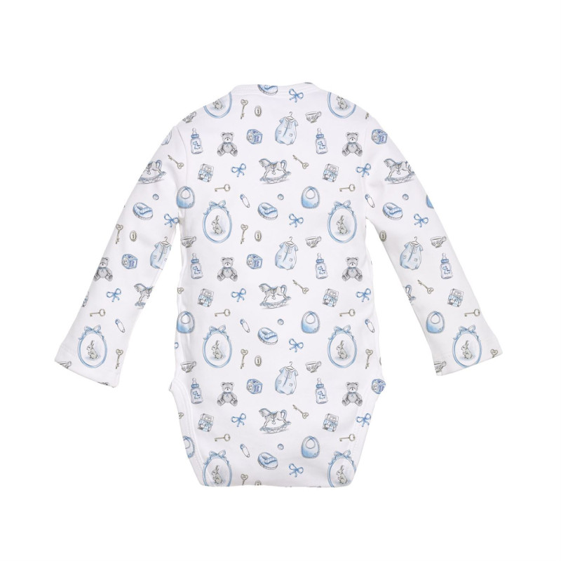 Боді Kimono з довгим рукавом для немовлят BLS004