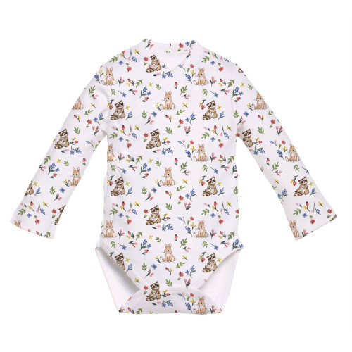 Printed Long-Sleeve Kimono ..