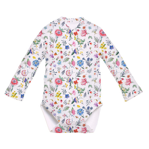 Printed Long-Sleeve Kimono ..