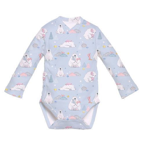 Printed Long-Sleeve Kimono ..