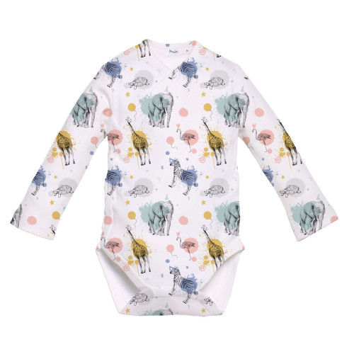 Printed Long-Sleeve Kimono ..