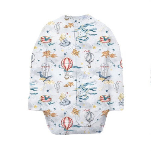 Printed Long-Sleeve Front F..