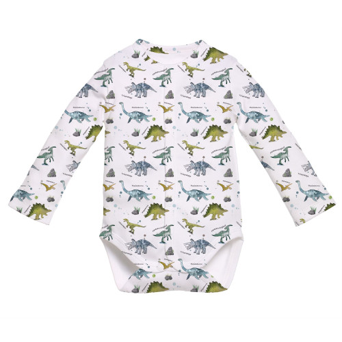 Printed Long-Sleeve Front F..