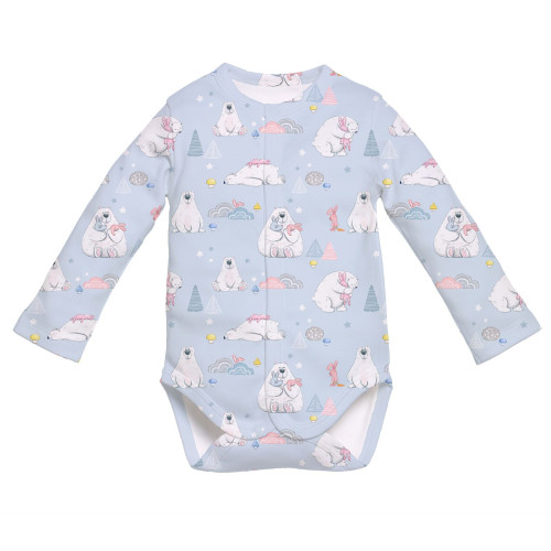 Printed Long-Sleeve Front F..