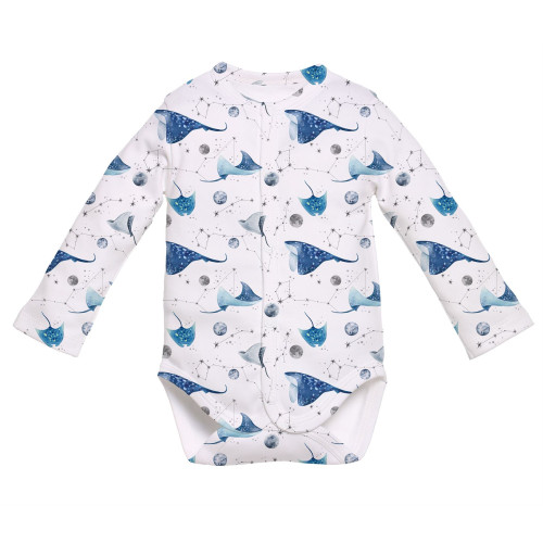 Printed Long-Sleeve Front F..