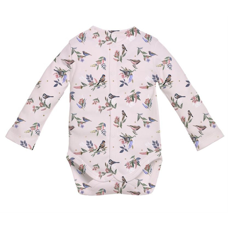Printed Long-Sleeve Front Fastening Bodyvest for Babies BLS005 Printed Long-Sleeve Front Fastening Bodyvest for Babies BLS005