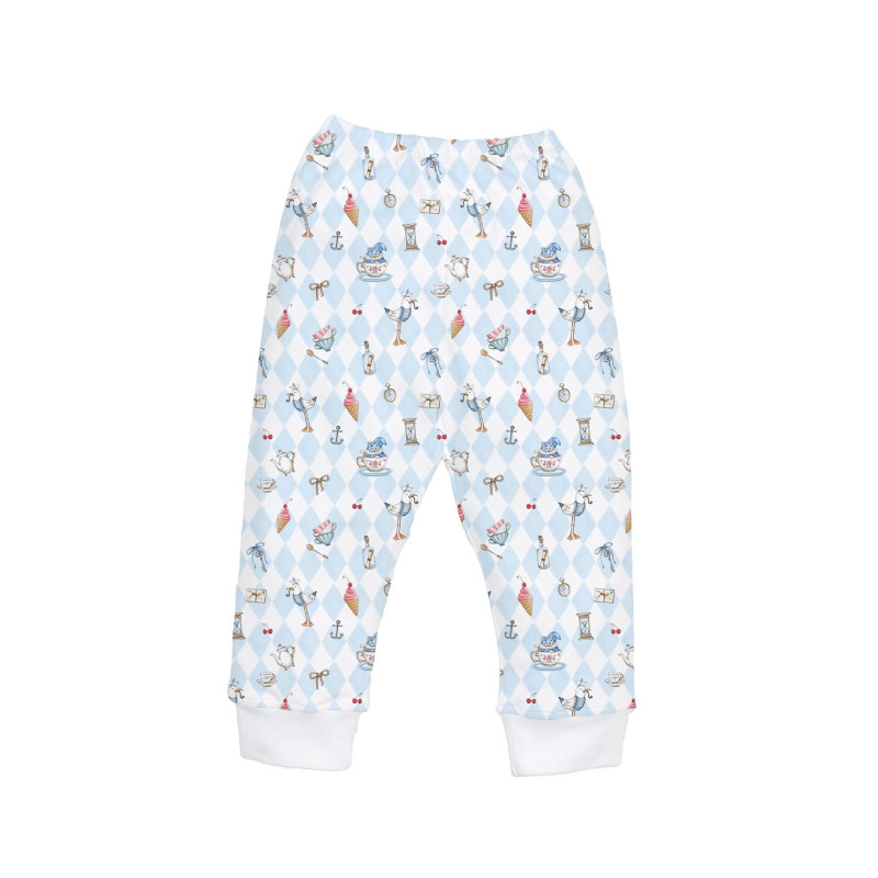Cotton Baby Joggers BR014 Diamond Blue Cotton Baby Joggers BR014 Diamond Blue