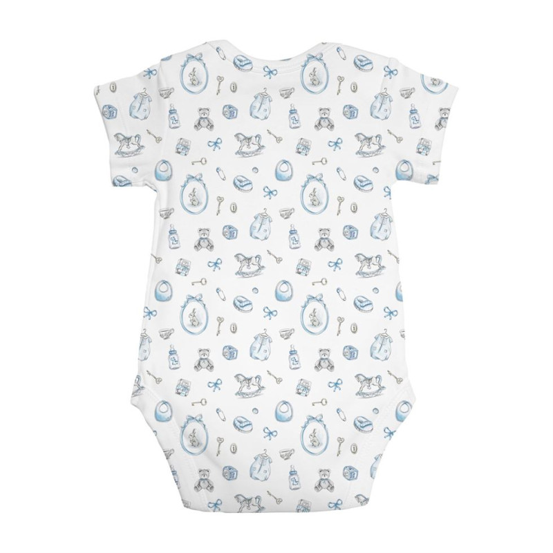 Printed Short-Sleeve Bodyvest for Babies BSHL001 Printed Short-Sleeve Bodyvest for Babies BSHL001