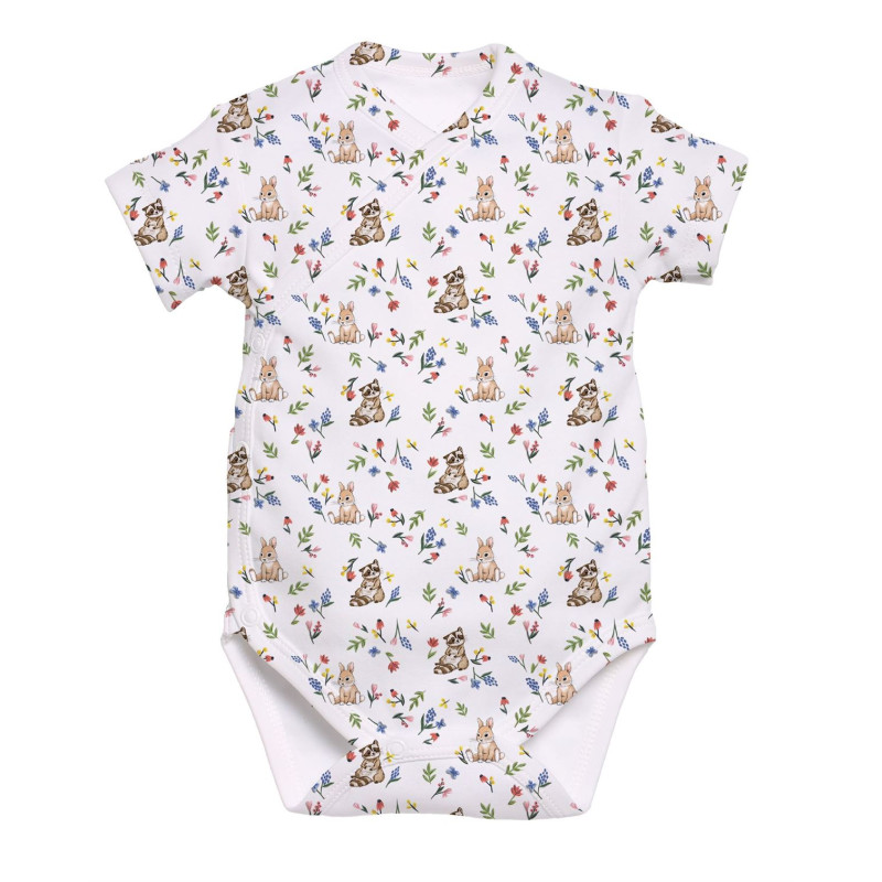 Боді Kimono з кортким рукавом для немовлят BSHL004