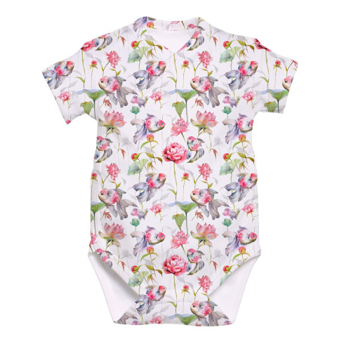 Printed Short-Sleeve Kimono..