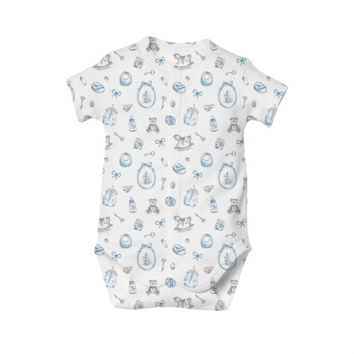 Printed Short-Sleeve Front ..