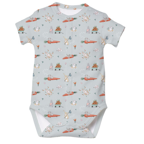 Printed Short-Sleeve Front ..