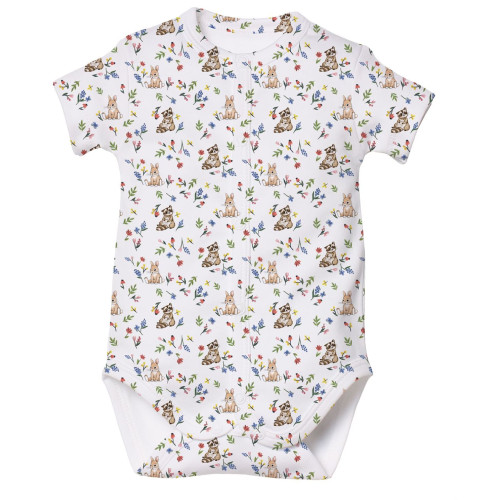 Printed Short-Sleeve Front ..