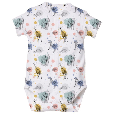 Printed Short-Sleeve Front ..