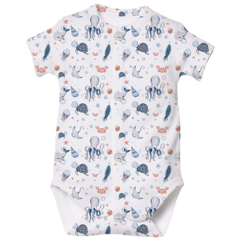 Printed Short-Sleeve Front ..