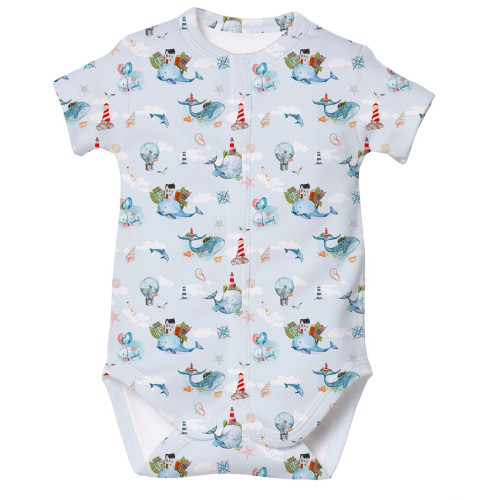 Printed Short-Sleeve Front ..
