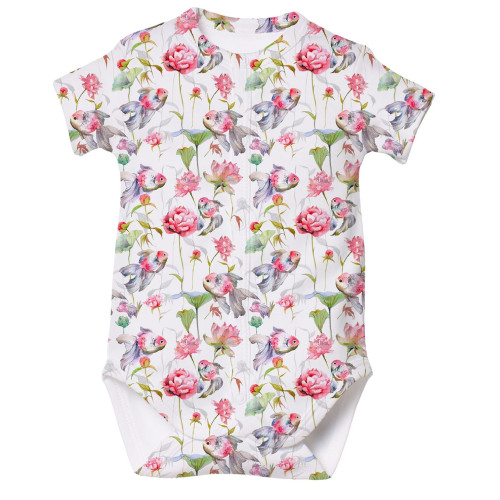 Printed Short-Sleeve Front ..