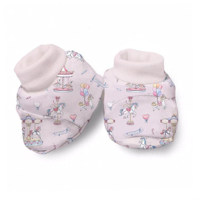 Забавні пінетки з вушками BT001 Bonbon Pink