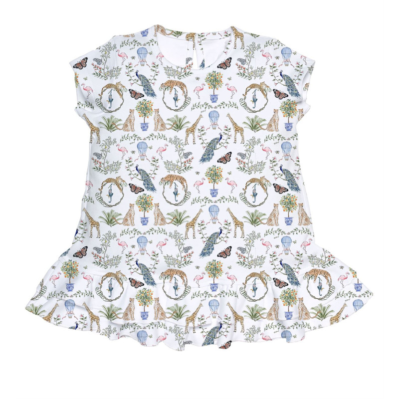 Supima Cotton Night Dress with Ruffle DR002