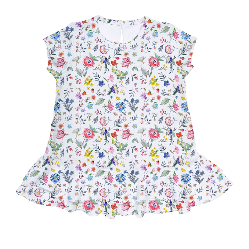 Supima Cotton Night Dress with Ruffle DR002 Supima Cotton Night Dress with Ruffle DR002
