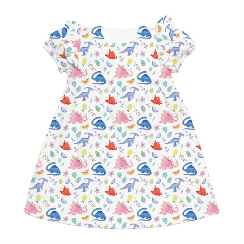 Supima Cotton Night Dress with Ruffle DR019 Supima Cotton Night Dress with Ruffle DR019