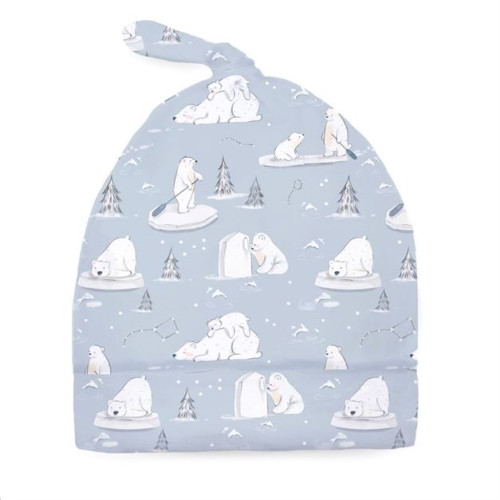 Supima Cotton Layette Hat w..