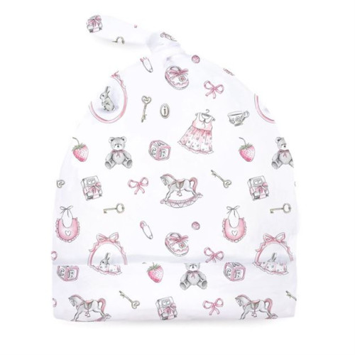 Supima Cotton Layette Hat w..