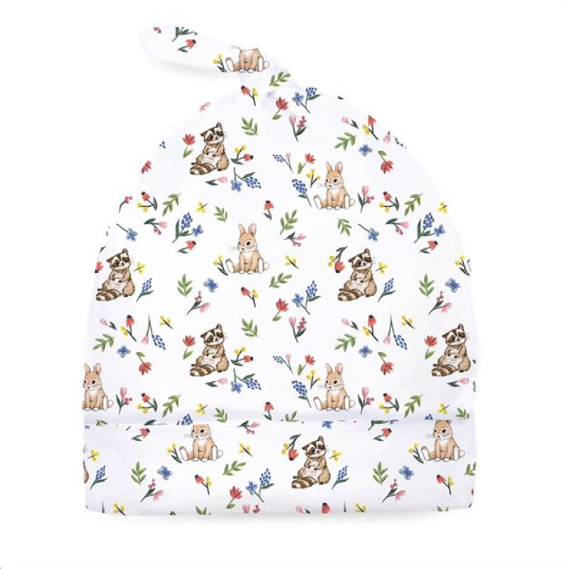 Supima Cotton Layette Hat with Knot H003 Supima Cotton Layette Hat with Knot H003