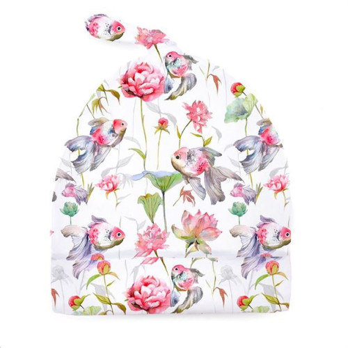Supima Cotton Layette Hat w..