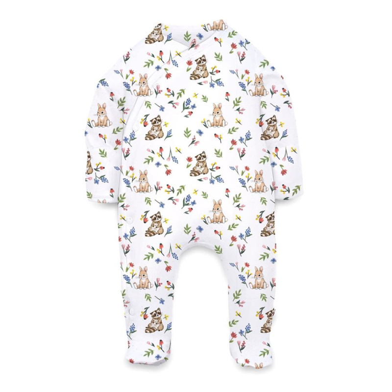 Babygrow for baby with Side Opening K020 Babygrow for baby with Side Opening K020
