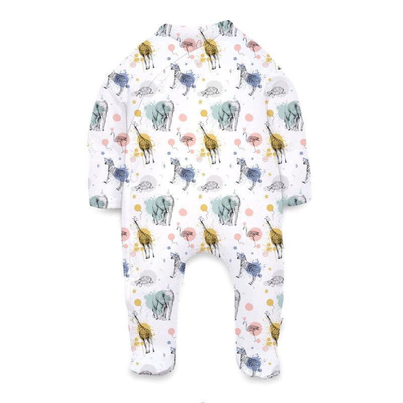 Babygrow for baby with Side Opening K020 Babygrow for baby with Side Opening K020