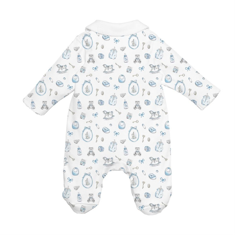 Babygrow with collar 100% pima cotton with K063