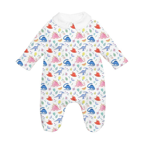 Babygrow with collar 100% p..