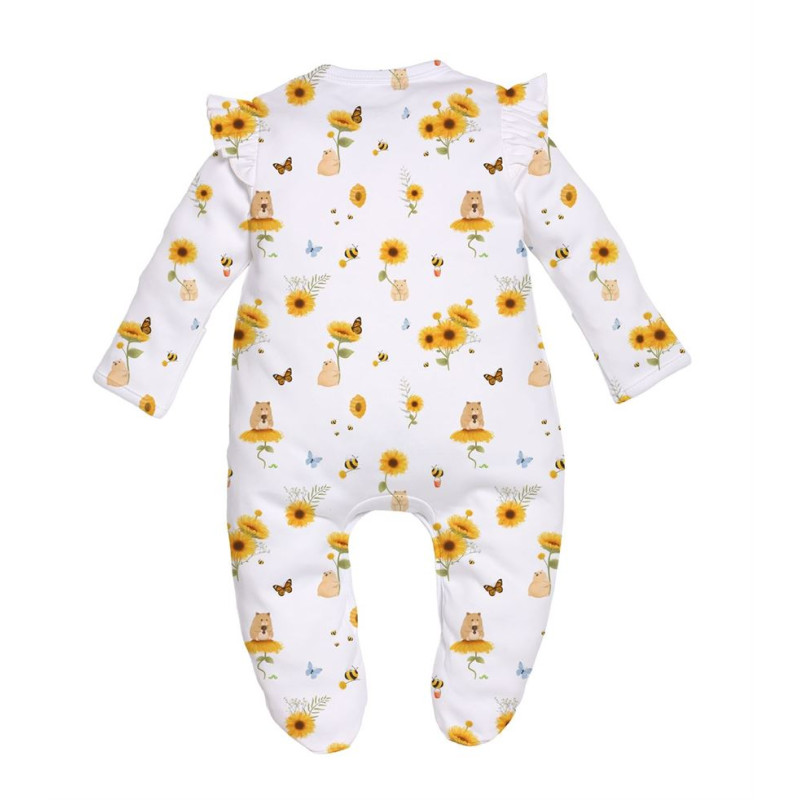 Babygrow with ruffles 100% pima cotton K065