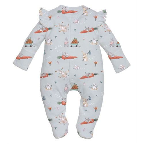 Babygrow with ruffles 100% ..