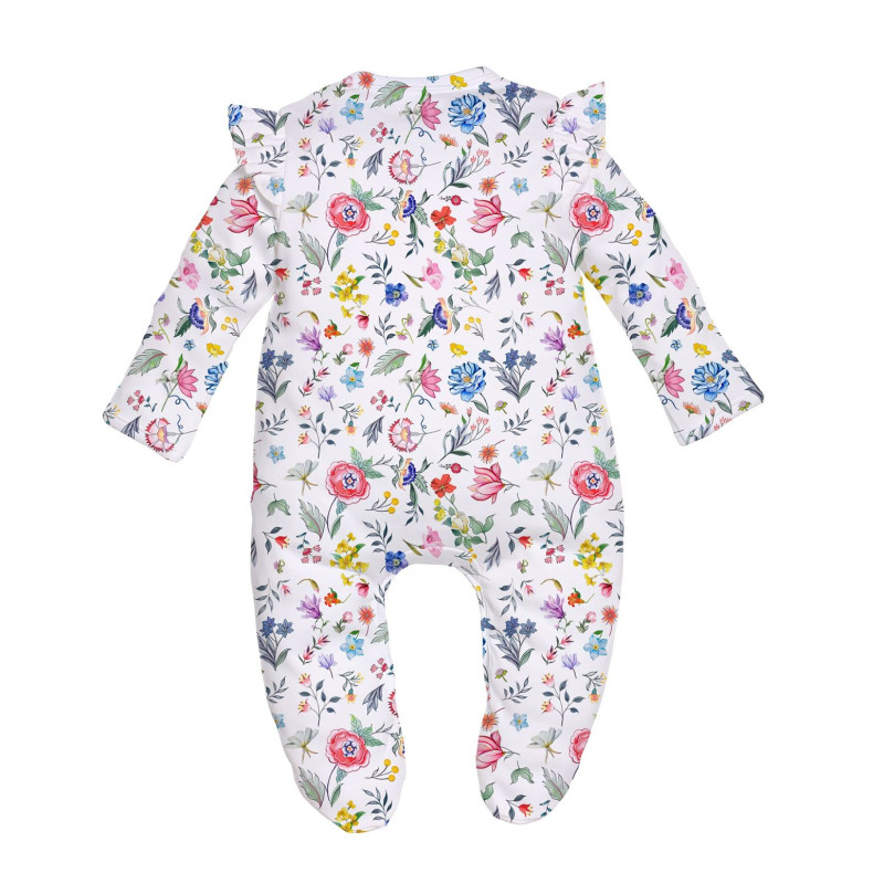 Babygrow with ruffles 100% pima cotton K065
