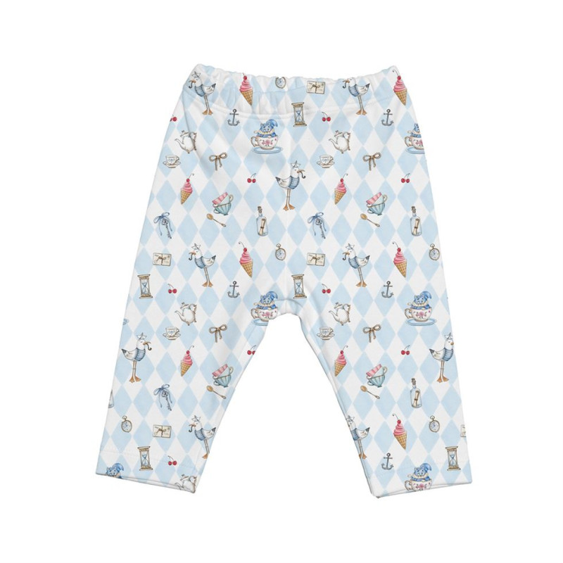 Girls’ Organic Pima Cotton Leggings L003 Diamond Blue Girls’ Organic Pima Cotton Leggings L003 Diamond Blue