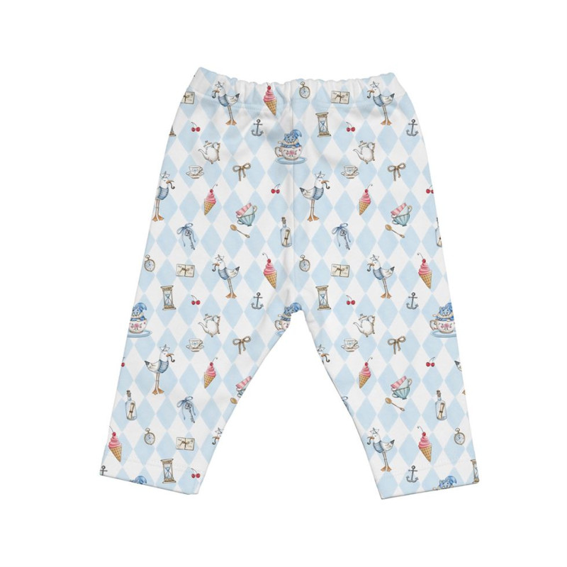 Girls’ Organic Pima Cotton Leggings L003 Diamond Blue Girls’ Organic Pima Cotton Leggings L003 Diamond Blue