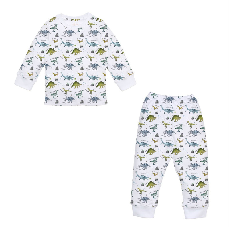 Pyjama long sleeve 100% organic pima Cotton PJ001