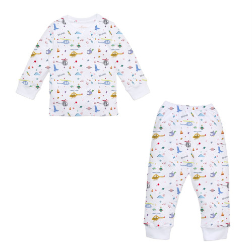 Pyjama long sleeve 100% org..