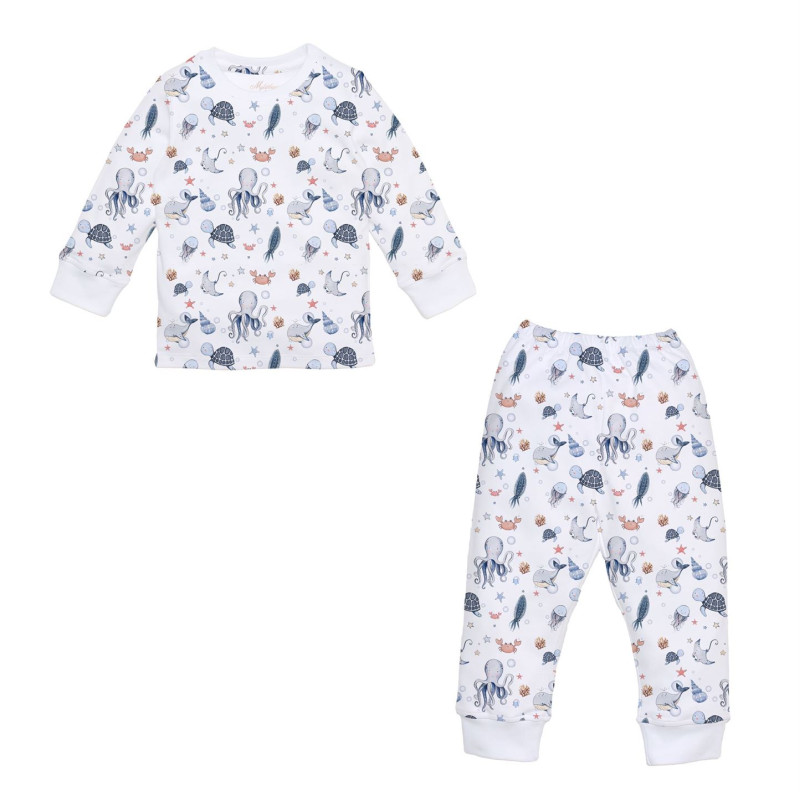 Pyjama long sleeve 100% organic pima Cotton PJ001 Pyjama long sleeve 100% organic pima Cotton PJ001