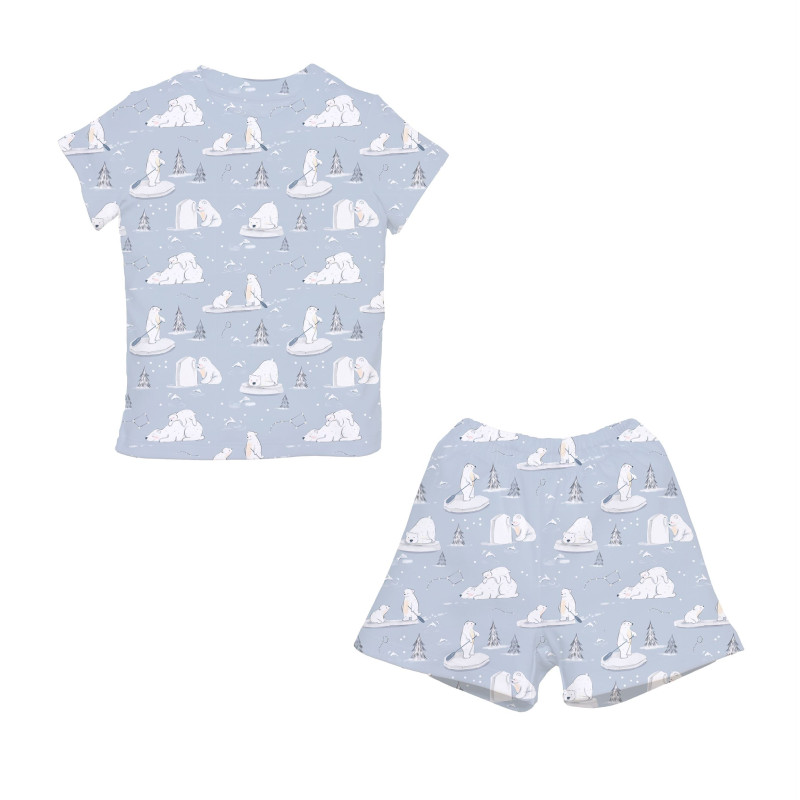 Pyjama short sleeve 100% organic pima Cotton PJ005 Pyjama short sleeve 100% organic pima Cotton PJ005