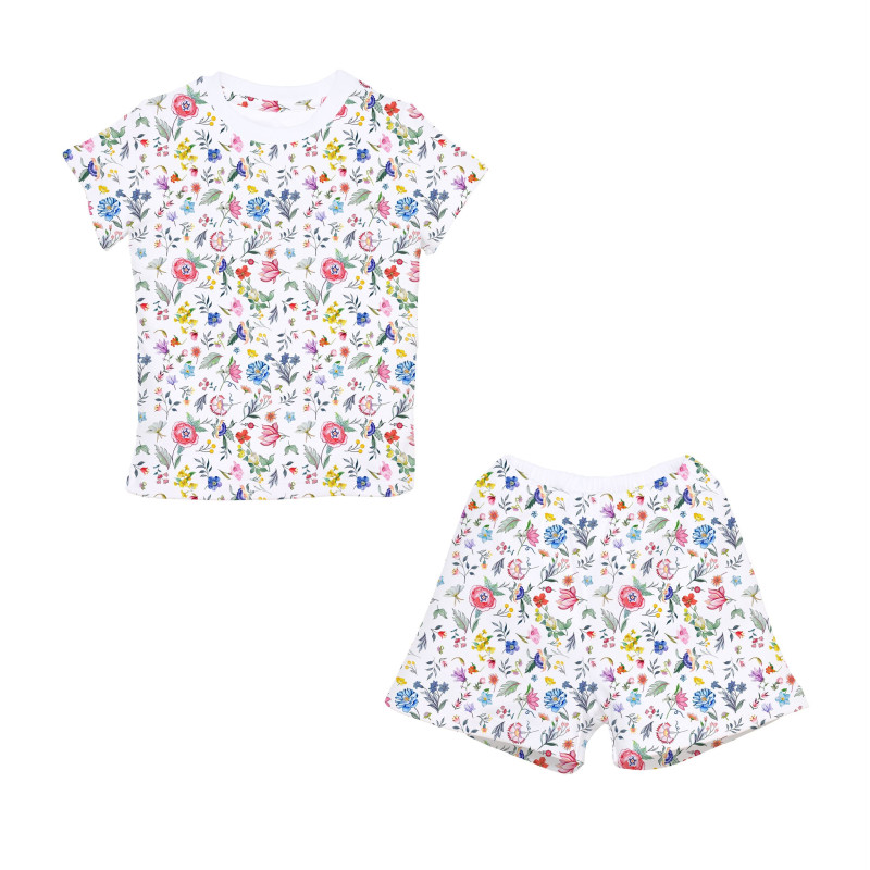 Pyjama short sleeve 100% organic pima Cotton PJ005 Pyjama short sleeve 100% organic pima Cotton PJ005