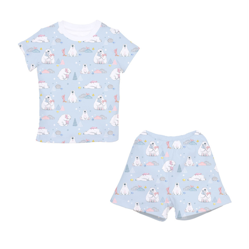 Pyjama short sleeve 100% organic pima Cotton PJ005 Pyjama short sleeve 100% organic pima Cotton PJ005