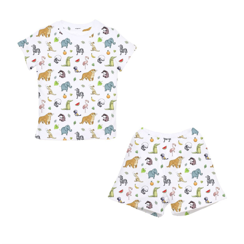Pyjama short sleeve 100% organic pima Cotton PJ005 Pyjama short sleeve 100% organic pima Cotton PJ005