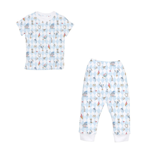 Patterned Supima Cotton Pyj..